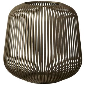 blomus LITO Lanterne H27 cm, Burned Metal