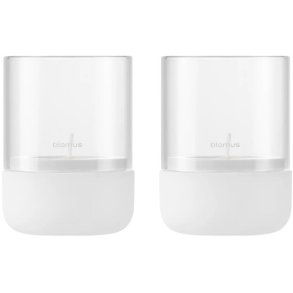 blomus CALMA Teelichthalter H9,5 cm, Lily Wei