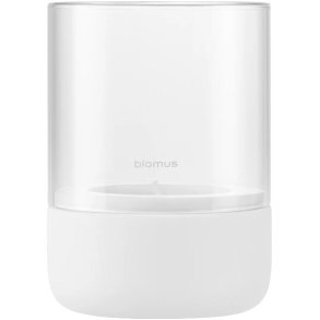 blomus CALMA Teelichthalter H14 cm, Lily White