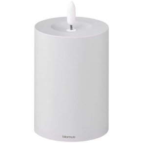 blomus NOCA Bloklys LED H10 cm, Lys Gr