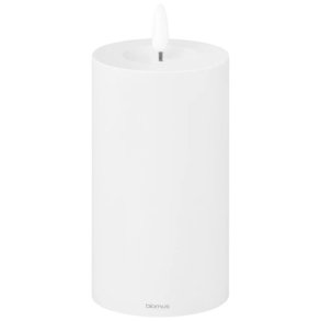 blomus NOCA Bloklys LED H12,5 cm, Hvid