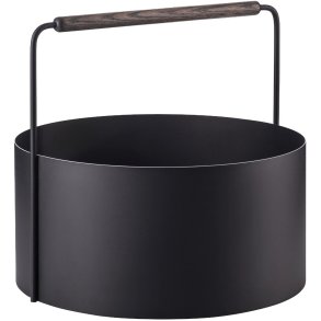 blomus ASHI Holzkorb H42 cm, Braun