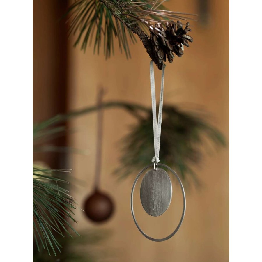 Blomus KITAI Weihnachtskugel 4er Set 8 cm, Silber