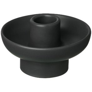 blomus VELA Kerzenhalter H4 cm, Schwarz