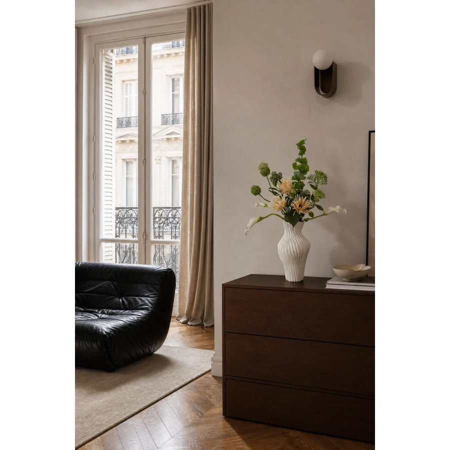 BLOOM OBJECTS Sculpa Vase H31 cm, Wei&szlig;