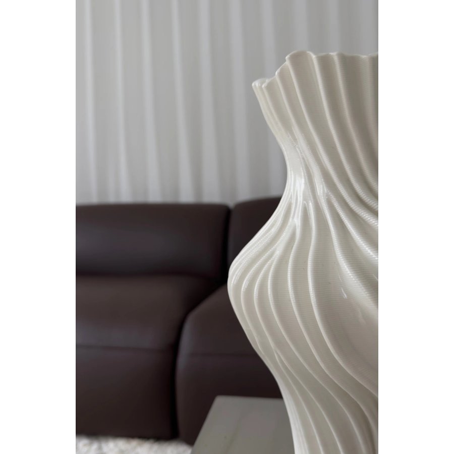 BLOOM OBJECTS Sculpa Vase H31 cm, Wei&szlig;