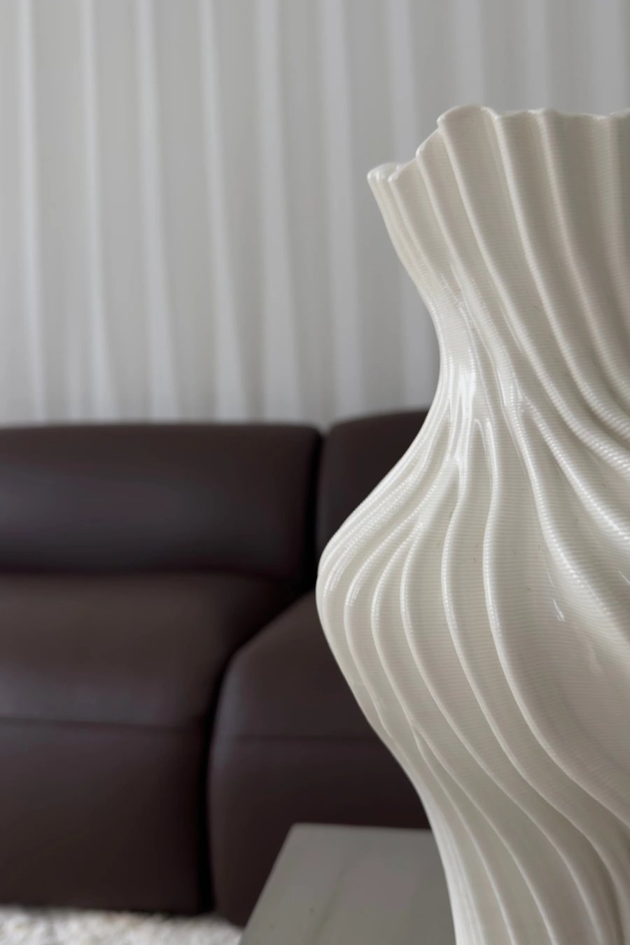 BLOOM OBJECTS Sculpa Vase H31 cm, Wei&szlig;