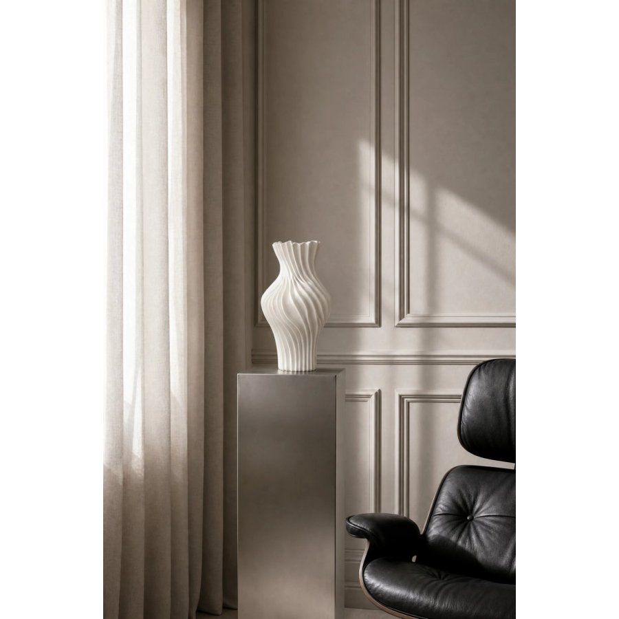 BLOOM OBJECTS Sculpa Vase H31 cm, Wei&szlig;