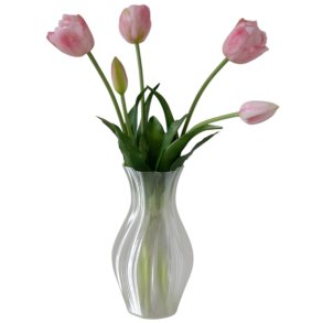 BLOOM OBJECTS Lifelike Tulip Buket 40 cm, Pink