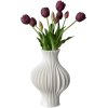 BLOOM OBJECTS Kunstige Fyldte Tulipaner Buket 2 Bundter 40 cm, Bordeaux