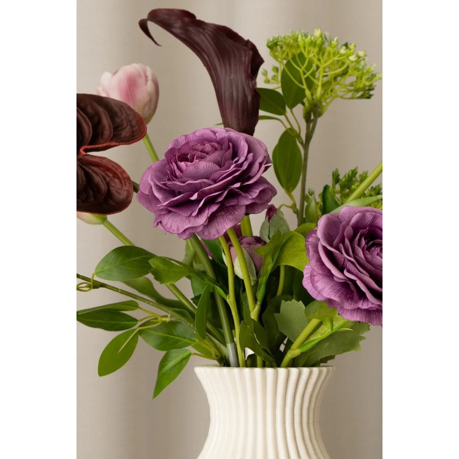 BLOOM OBJECTS Plumed Blossom Strau&szlig; 60 cm