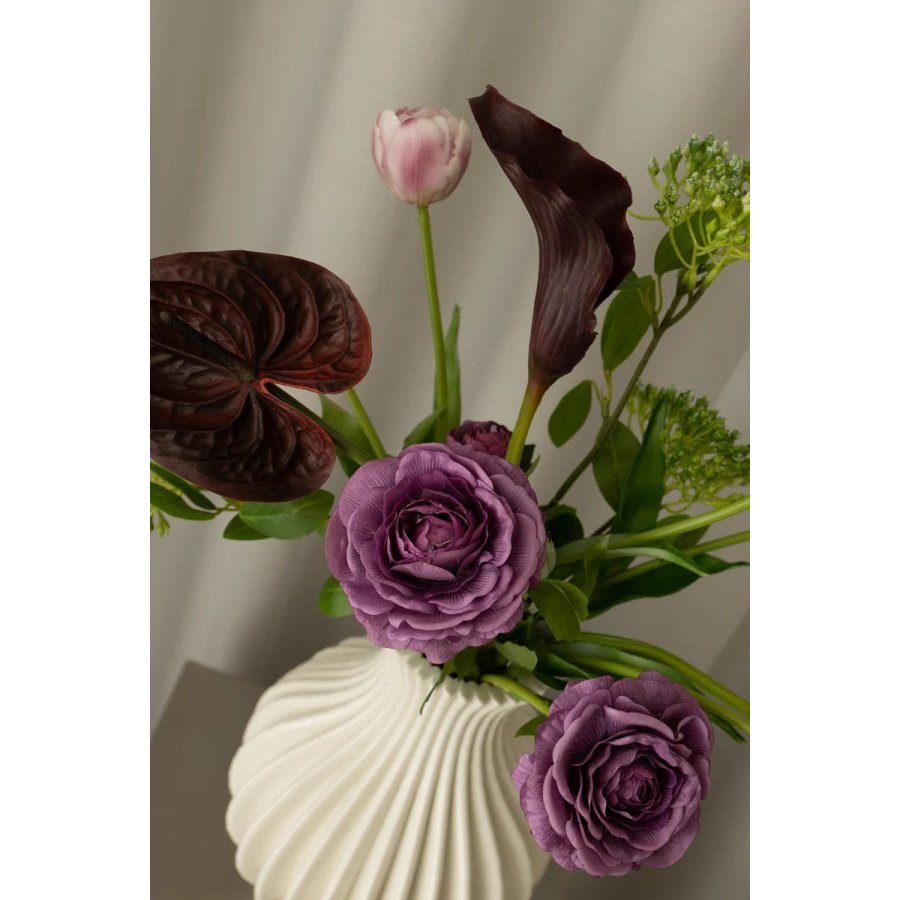 BLOOM OBJECTS Plumed Blossom Strau&szlig; 60 cm