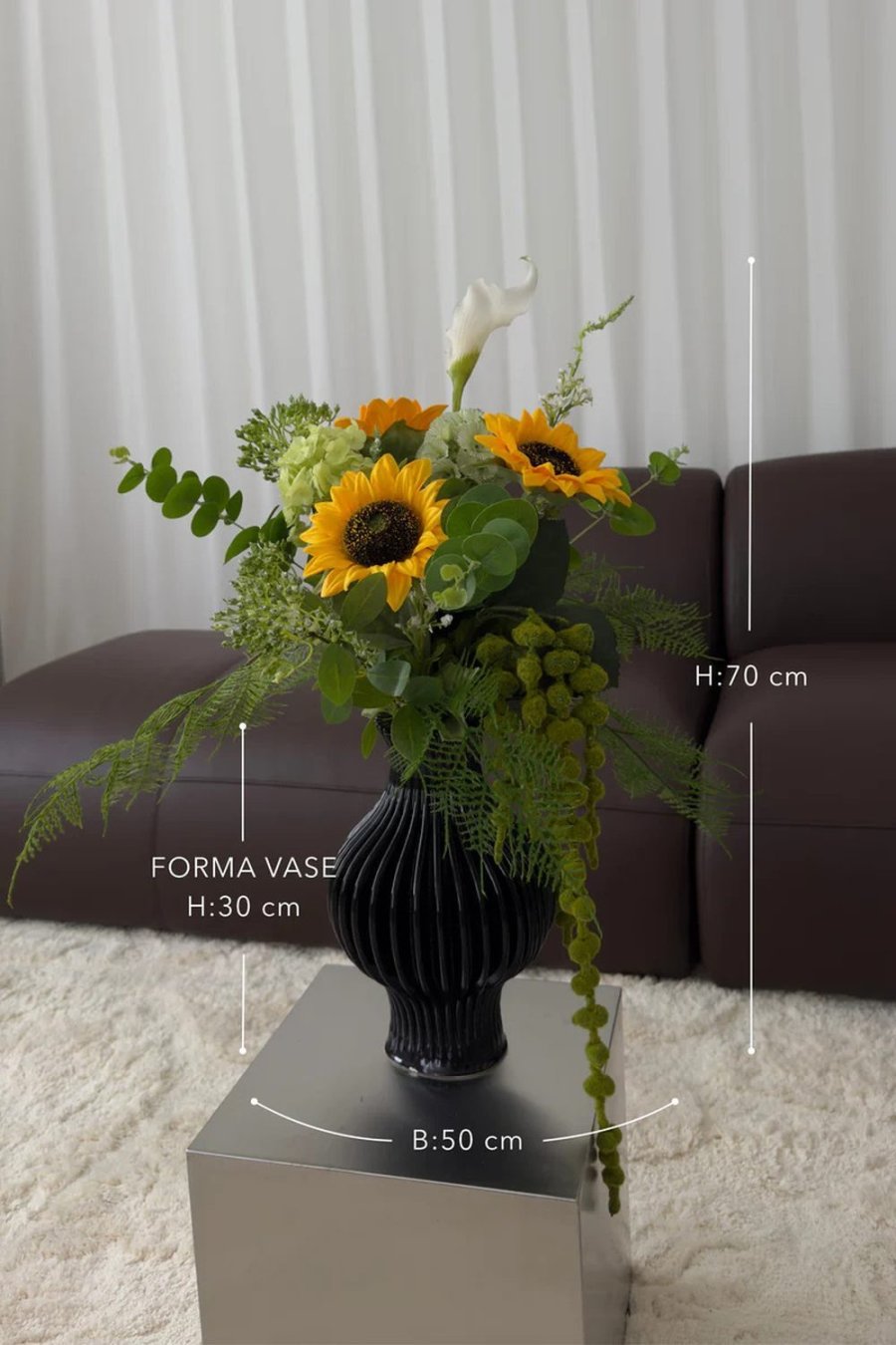 BLOOM OBJECTS Sunflower Harmony Buket 70 cm