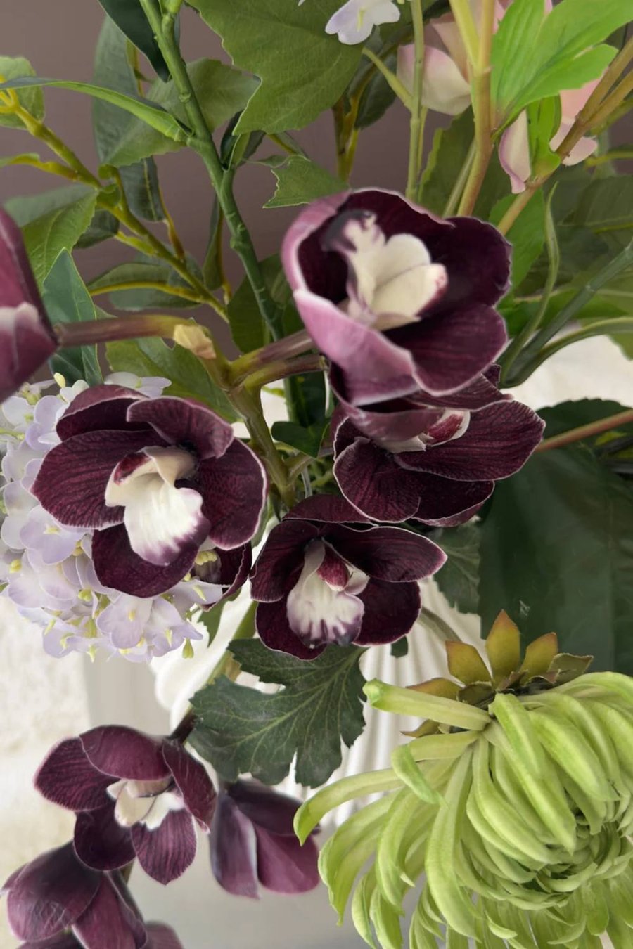 BLOOM OBJECTS Violet Whisper Buket 70 cm
