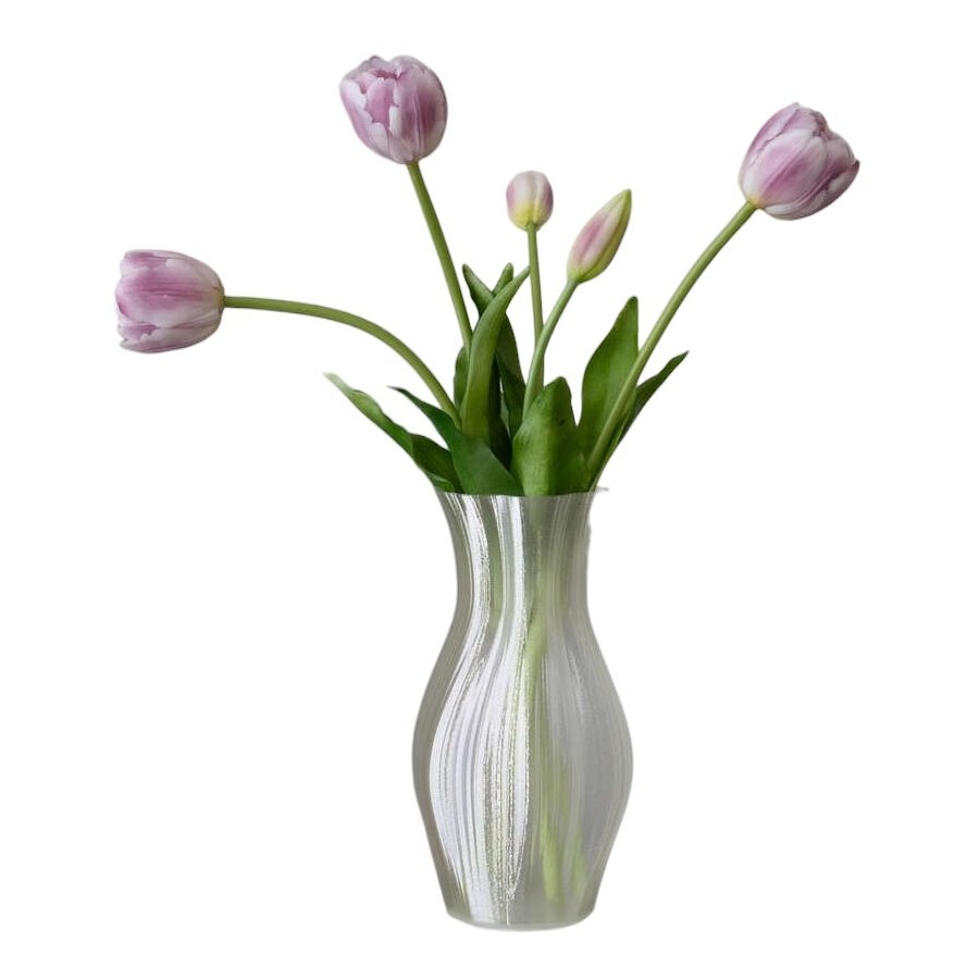 BLOOM OBJECTS Knstliche Tulpen Gefllter Strau 40 cm, Lila