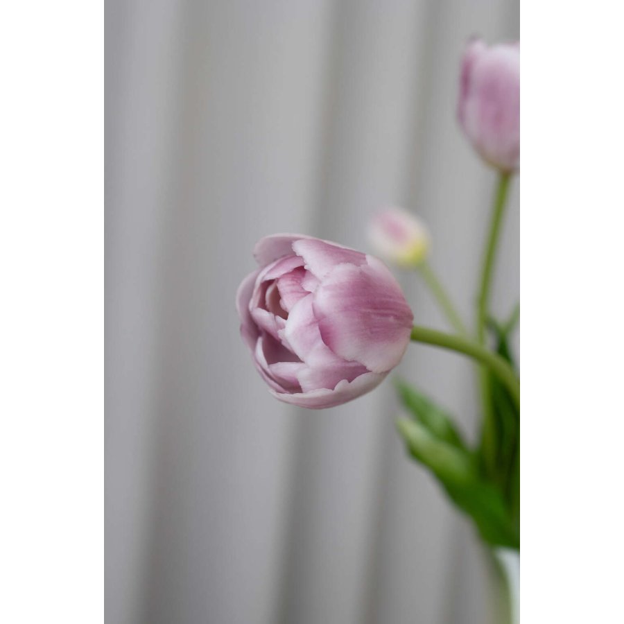 BLOOM OBJECTS Knstliche Tulpen Gefllter Strau 40 cm, Lila