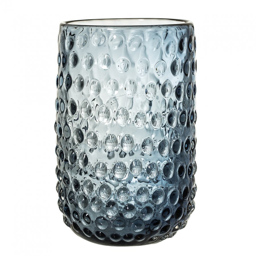 Bloomingville Vase 16 cm, Bl Glas