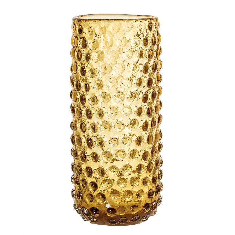 Bloomingville Vase 19 cm, Brun Glas
