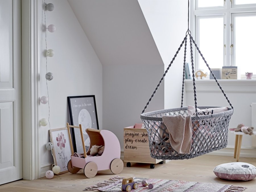 Bloomingville Mini Legetjs Dukkevogn, Rosa