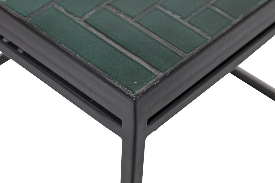 Bloomingville Bay Sidebord 41x41 cm, Grn Beton