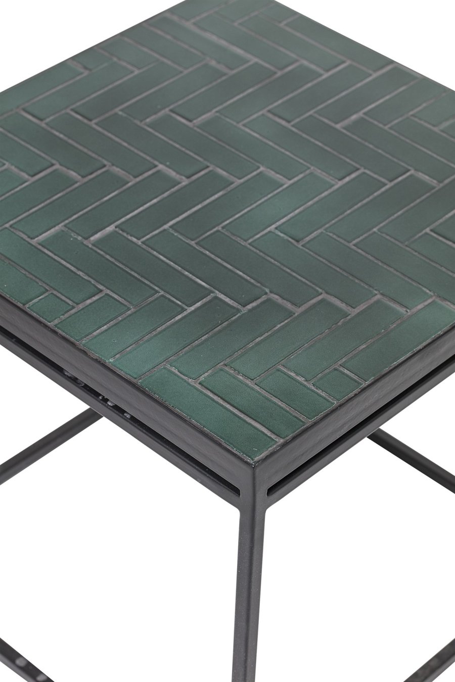 Bloomingville Bay Sidebord 41x41 cm, Grn Beton
