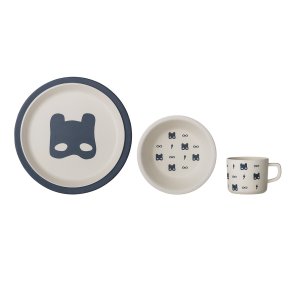 Bloomingville Superhero Spises�t 3 dele Bambus melamin, Bl�