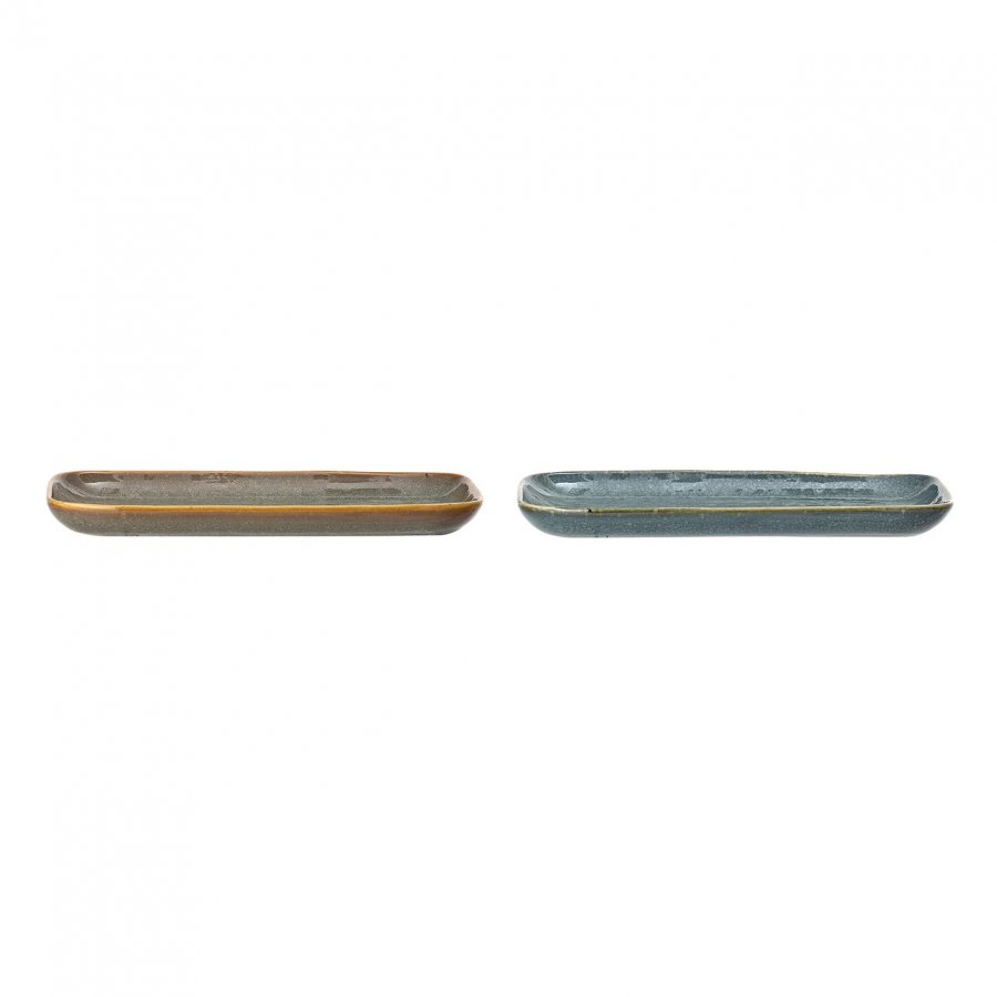 Bloomingville Aime Tallerken 2 stk, brun/gr�n