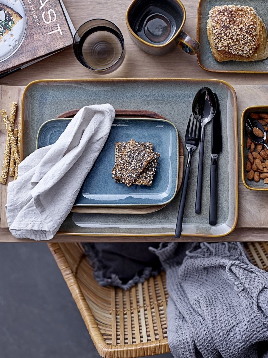 Bloomingville Aime Tallerken 2 stk, brun/gr�n