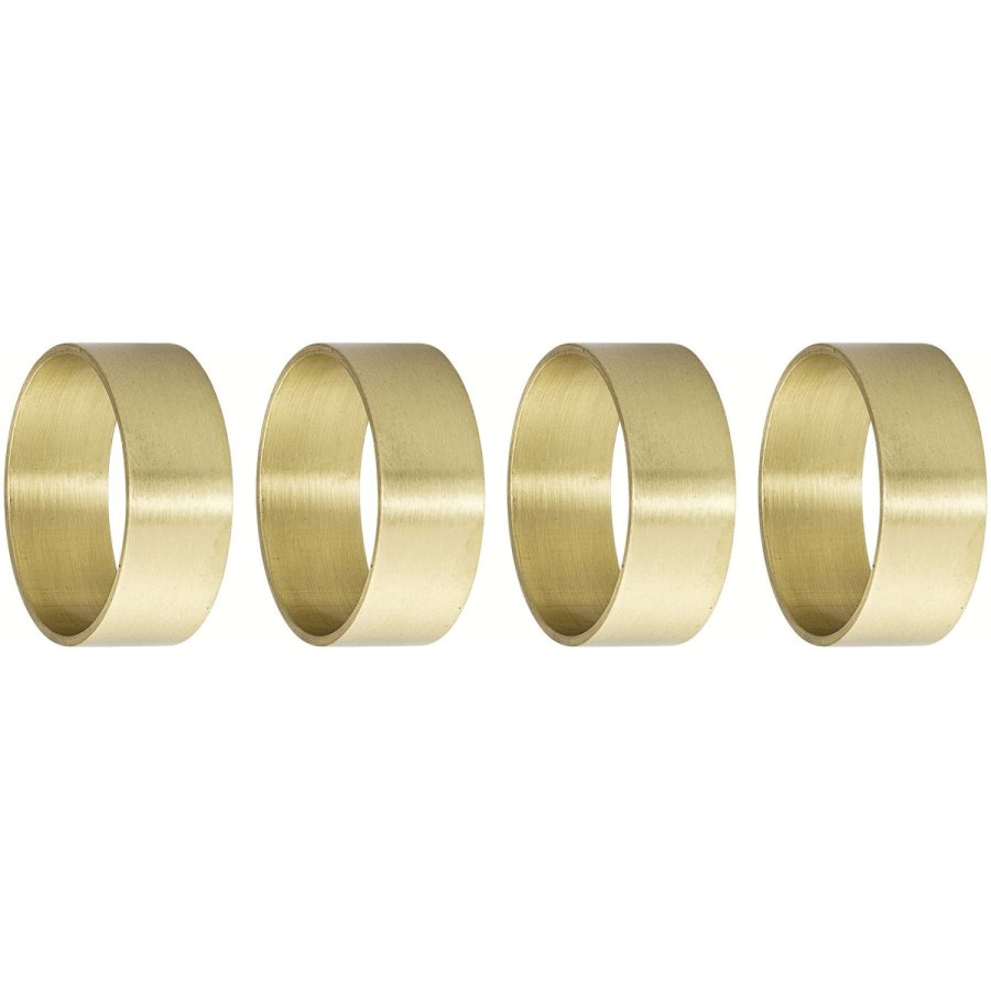 Bloomingville Laurie Servietring 4 stk �4,5 cm, Guld