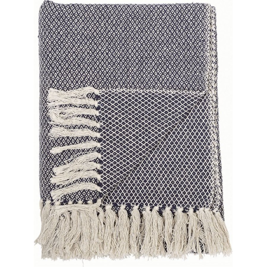 Bloomingville Barry Decke 130x160 cm, Blau