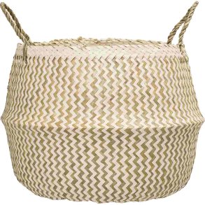 Bloomingville Floria Kurv H34 cm, S�gr�s
