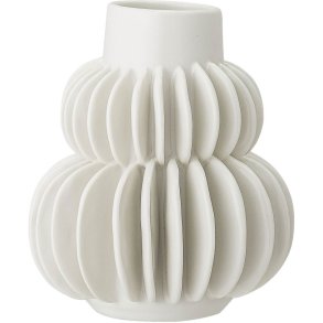 Bloomingville Halfdan Vase H14 cm, Hvid