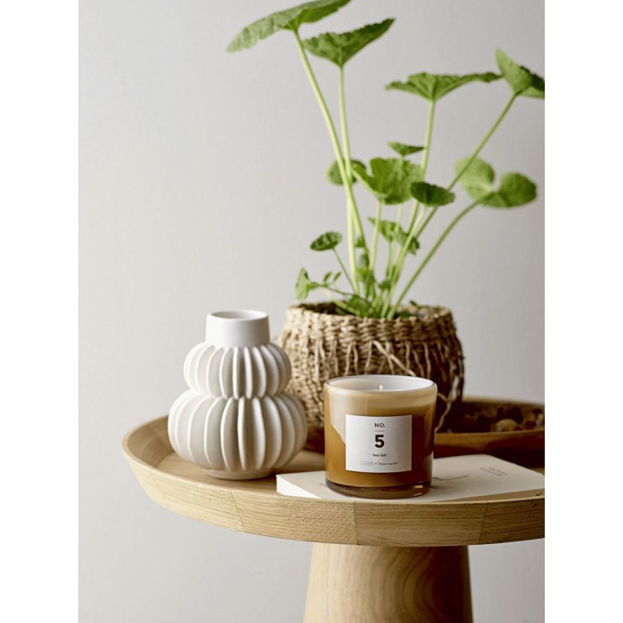Bloomingville Halfdan Vase H14 cm, Hvid