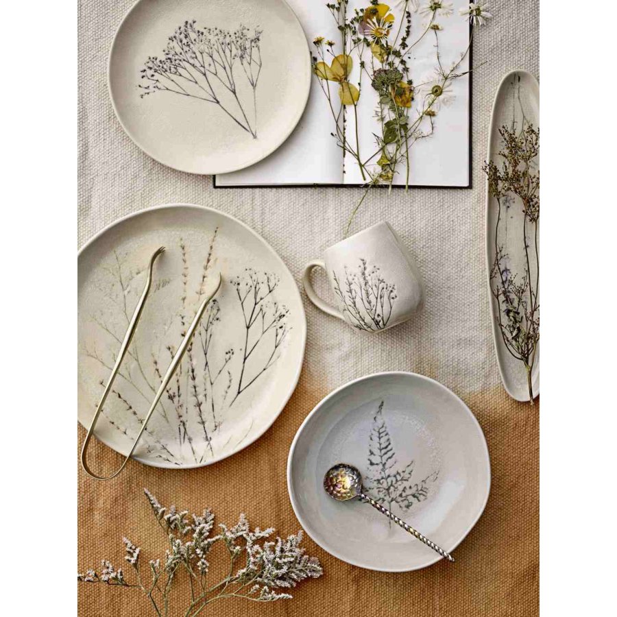 Bloomingville Bea Serveringsfad 8x35,5 cm, Natur