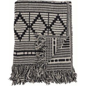 Bloomingville Gutte Decke 130x160 cm, Schwarz