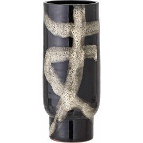 Bloomingville Vefa Vase H28,5 cm, Sort