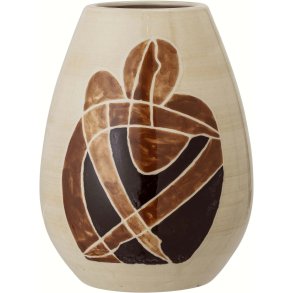 Bloomingville Jona Vase H18 cm, Brun