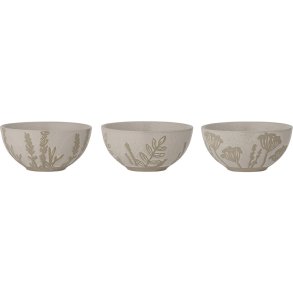 Creative Collection Primrose Sk�l 3 stk. �11,5 cm, Natur