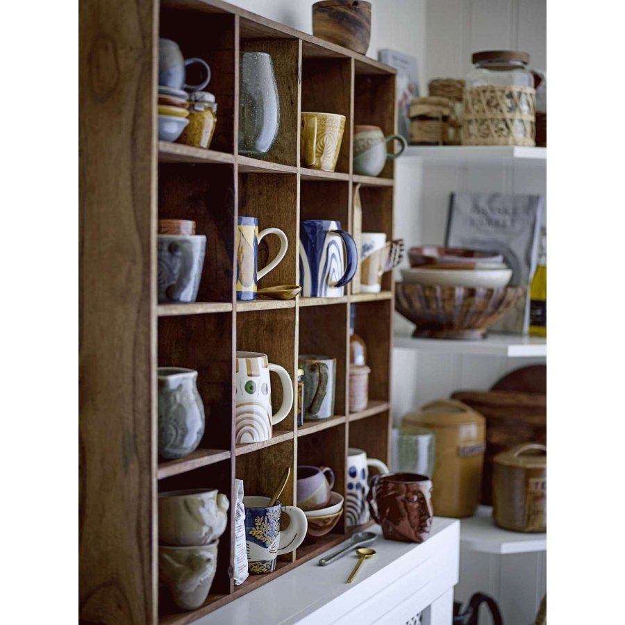 Bloomingville Shama Krus 51,5 cl, Multifarvet, Bl�