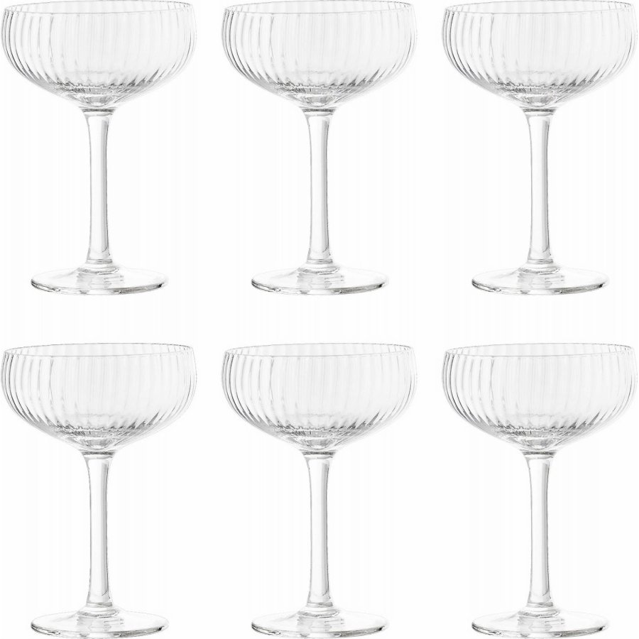 Bloomingville Astrid Champagneglas 6 stk. 25 cl, Klar