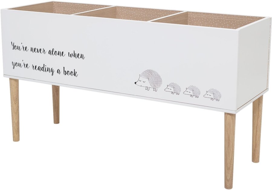 Bloomingville Mini Salam Bogkasse 90x50 cm, Hvid