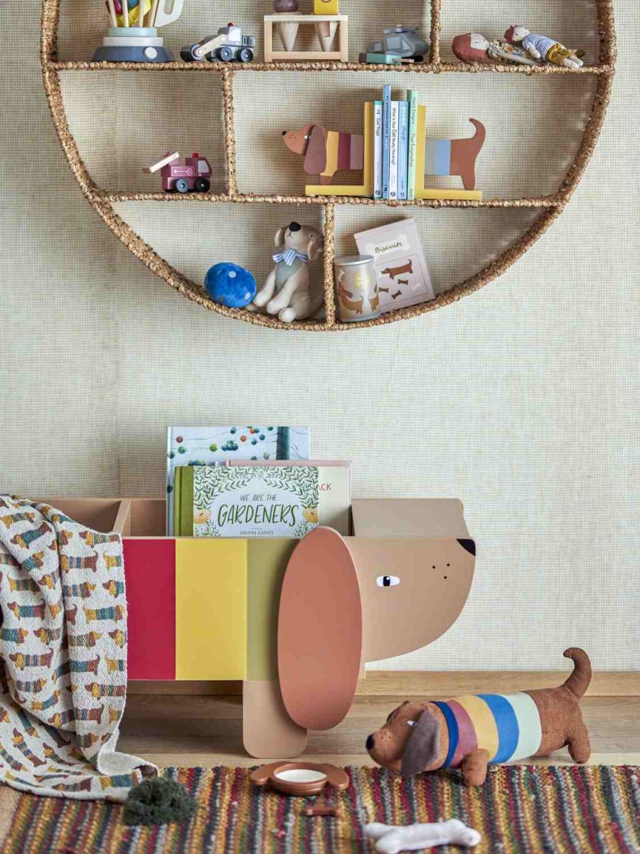 Bloomingville Mini Charlie Bogkasse 108x37 cm, Multi