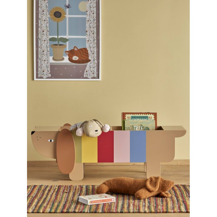 Bloomingville Mini Charlie Bogkasse 108x37 cm, Multi