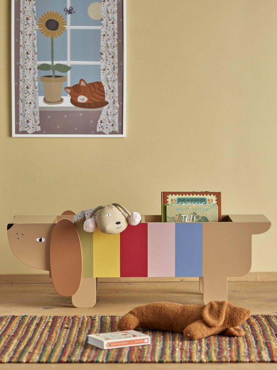 Bloomingville Mini Charlie Bogkasse 108x37 cm, Multi
