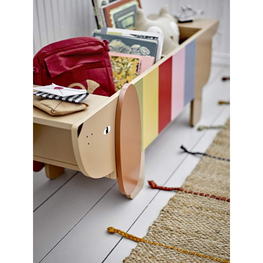 Bloomingville Mini Charlie Bogkasse 108x37 cm, Multi