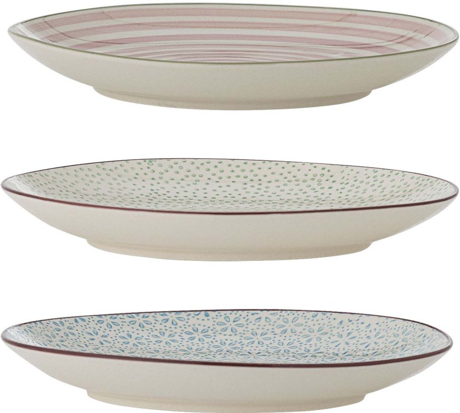 Bloomingville Patrizia Teller 3er Set 20 cm, Multi