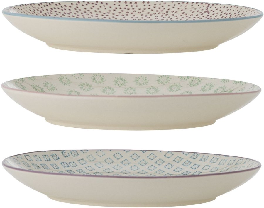 Bloomingville Patrizia Bord 3-delige set 25 cm, Multi