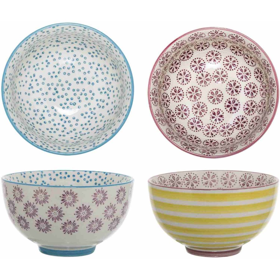 Bloomingville Patrizia Sk�l 2 stk. �11,5 cm, Multi