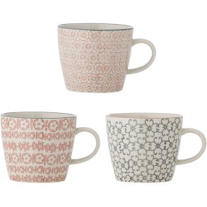 Bloomingville C&eacute;cile Kop 3 stk. 38 cl, Multi