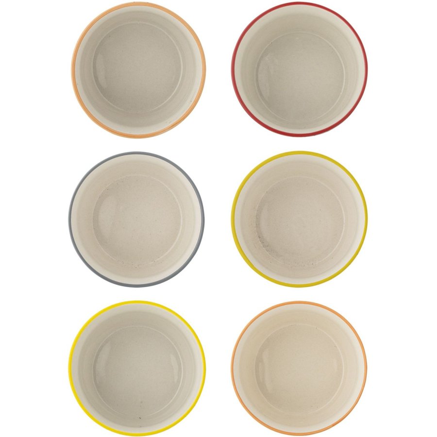 Bloomingville Carla Sk�l 6 stk. �11 cm, Multi